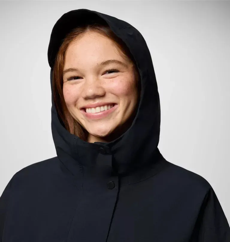 Columbia Ladies Black Here and There III Trench Jacket