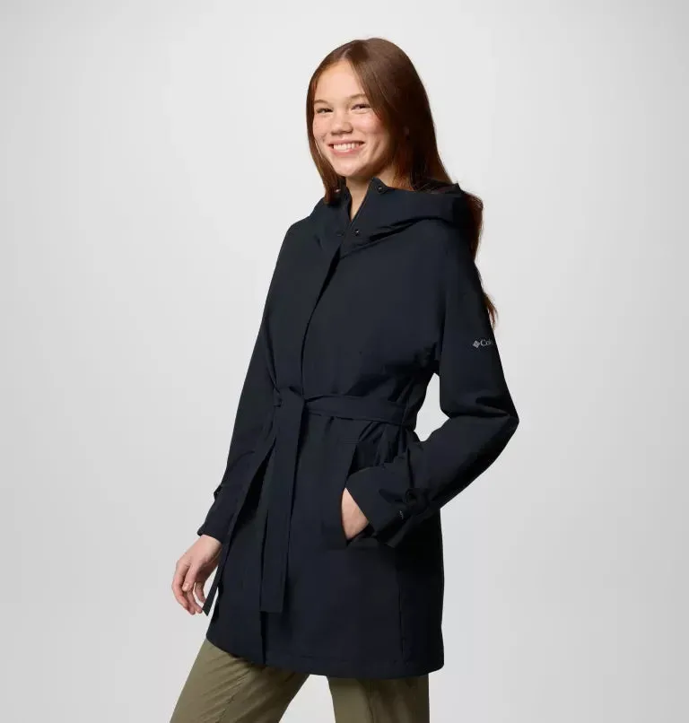 Columbia Ladies Black Here and There III Trench Jacket