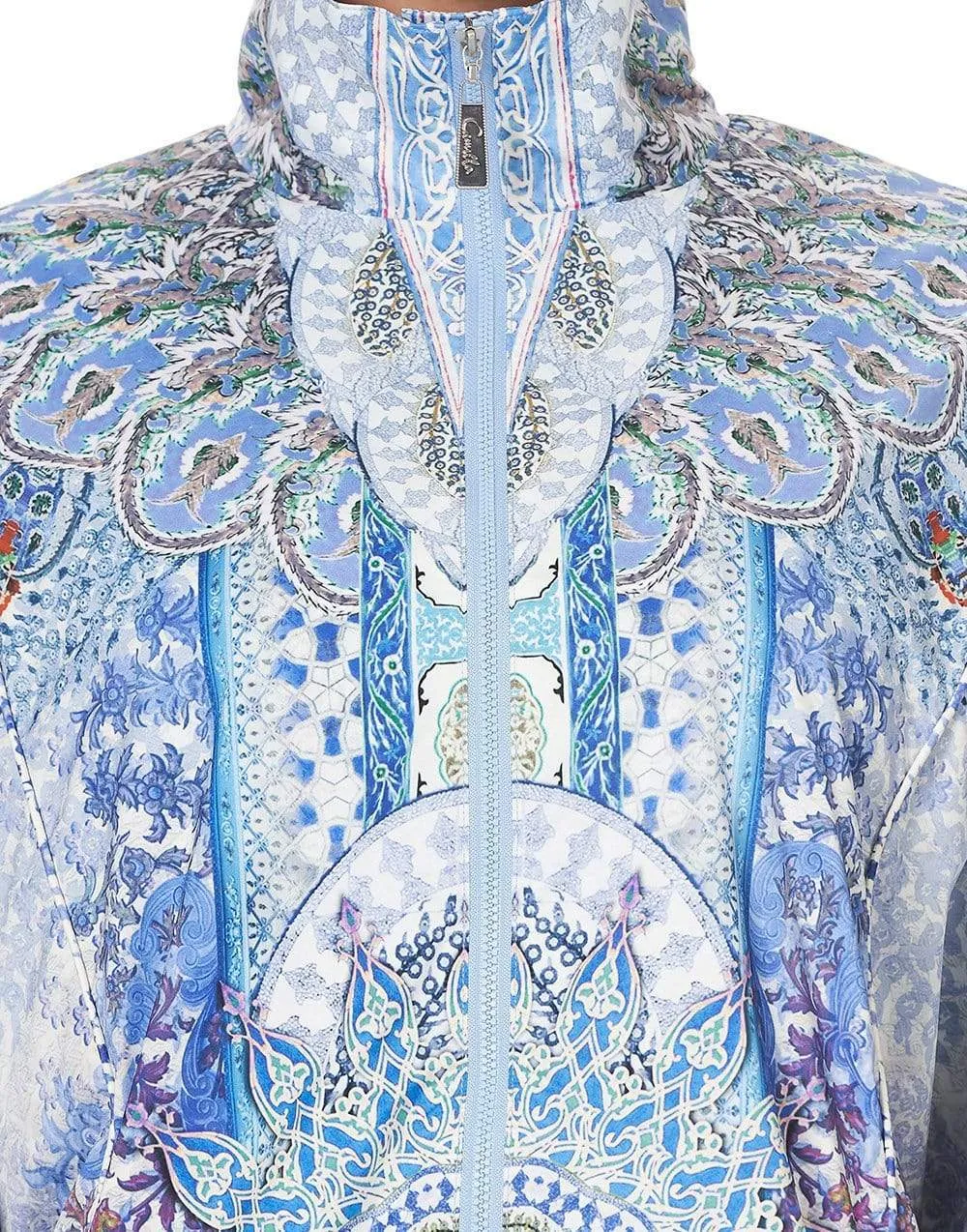 Concubine Realm Zip Front Windbreaker Jacket