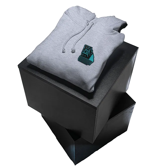 Georgia Turquoise Hoodie