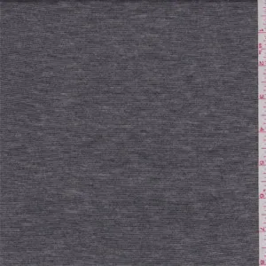 Heather Pewter/Silver Stripe Jersey Knit Fabric