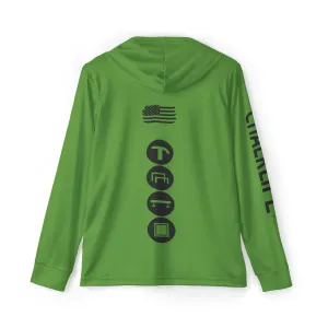 JUSTJULES - Eat. Sleep. Gymnastics. JustJules. Repeat. Performance Hoodie - Green