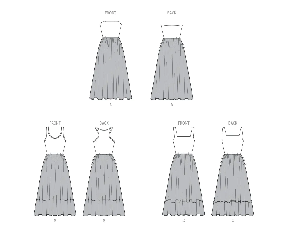 McCall's Sewing Pattern 8476 Misses' Dresses