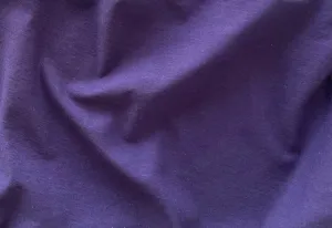 Mid-Weight Grape Jelly Cotton Knit (Made in  Italy)
