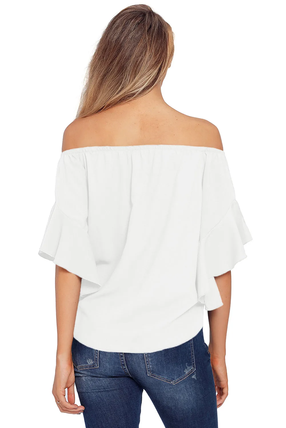 Off-the-shoulder Ruffle Tops for Women