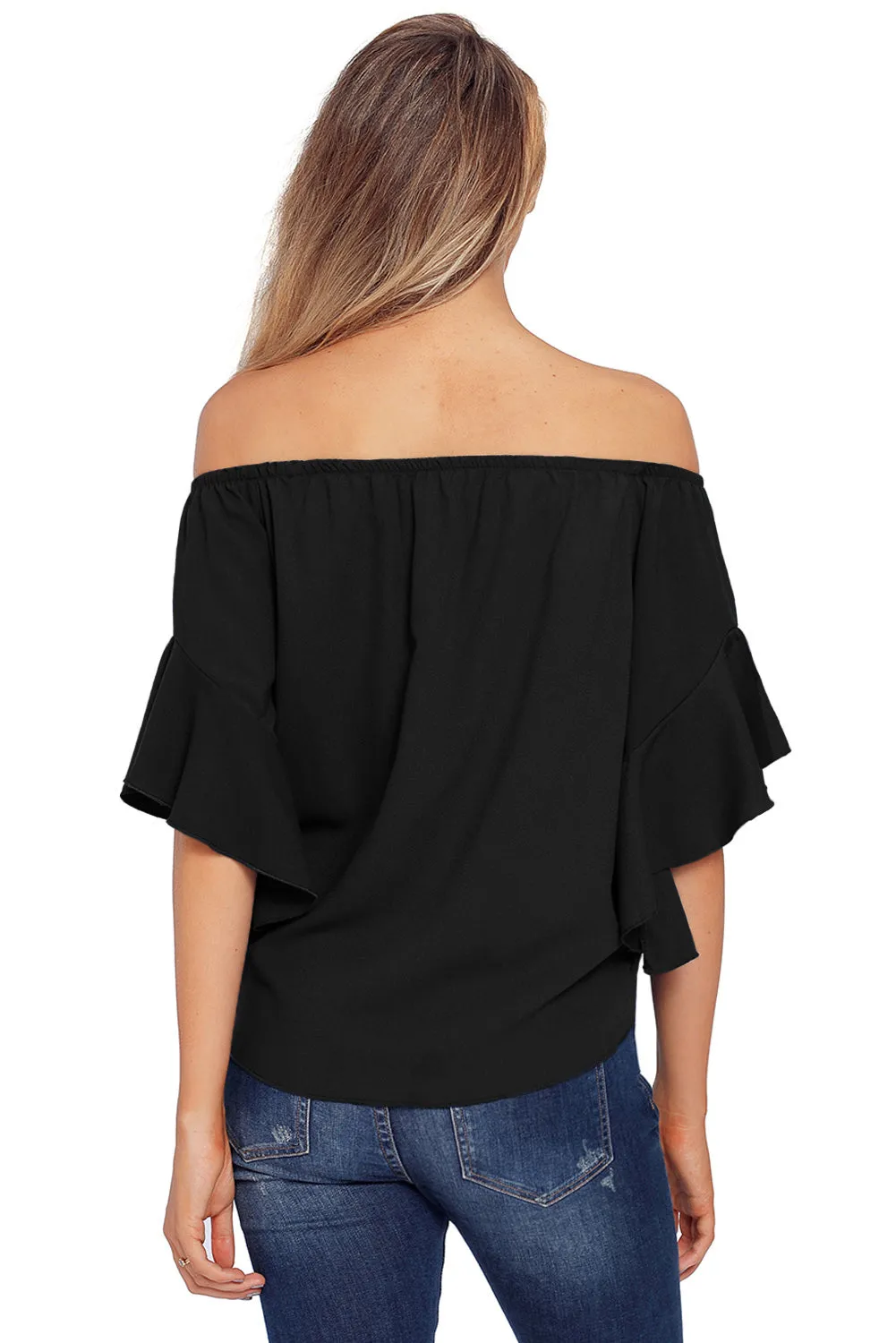 Off-the-shoulder Ruffle Tops for Women