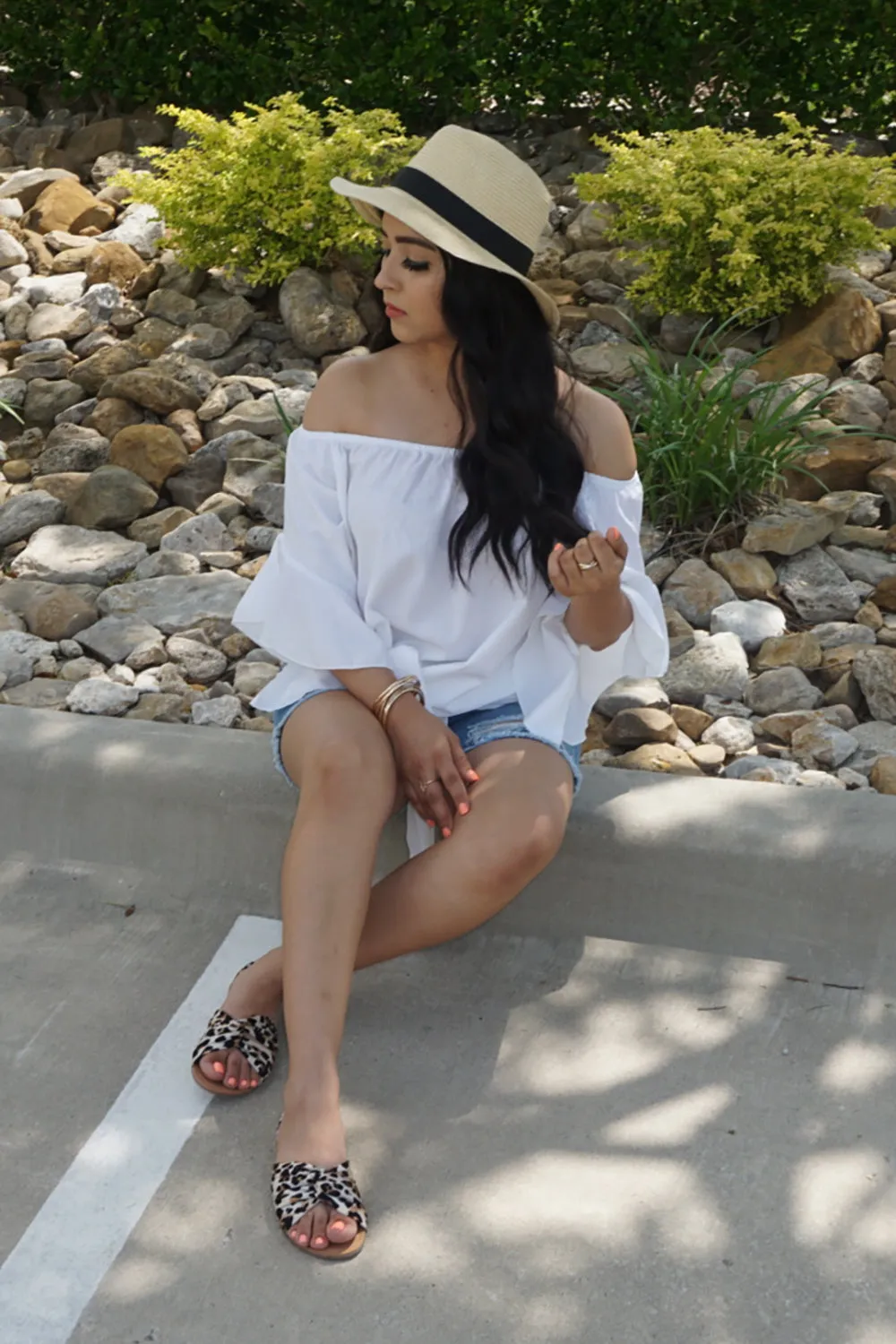 Off-the-shoulder Ruffle Tops for Women