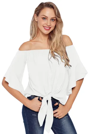 Off-the-shoulder Ruffle Tops for Women