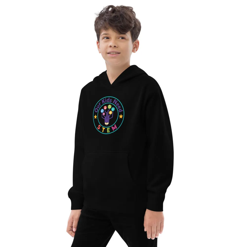 Our Kids Need Stem Kids fleece hoodie