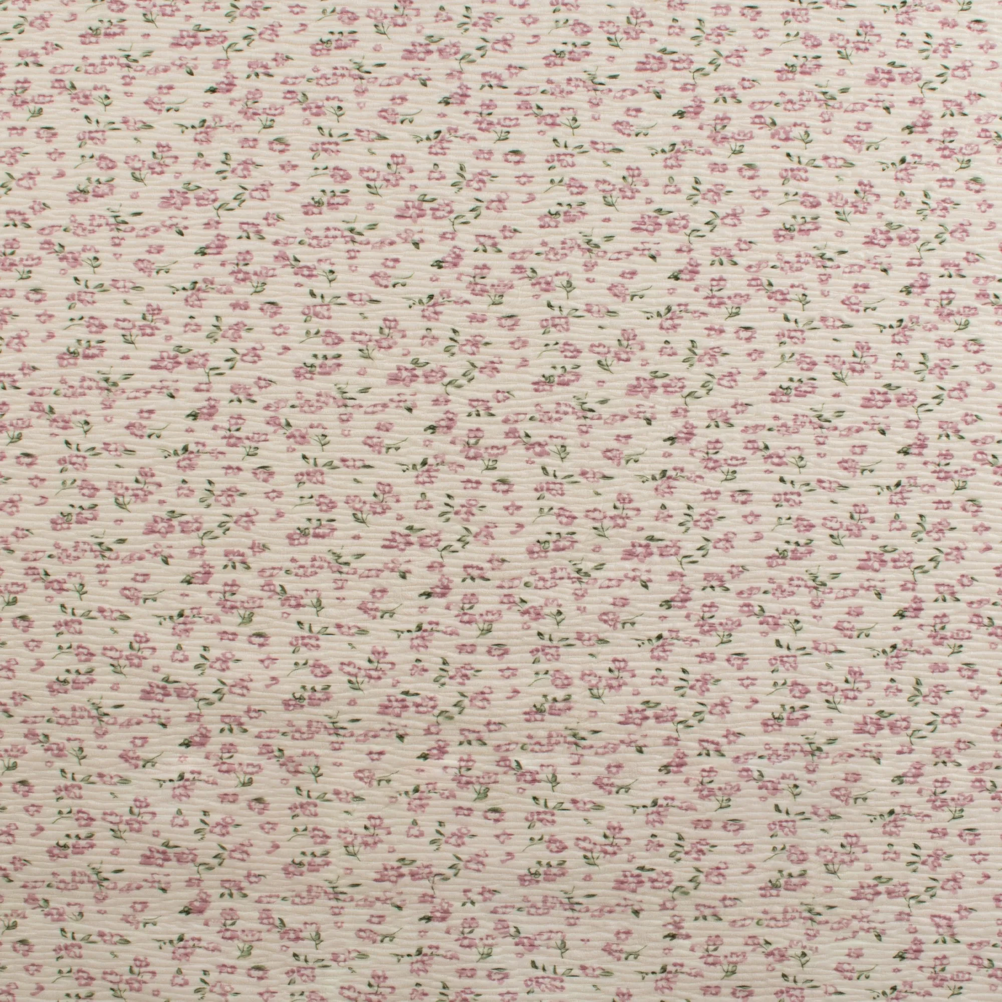 Printed Crinkled Velvet - LOUNGING - 004 - Dusty Rose