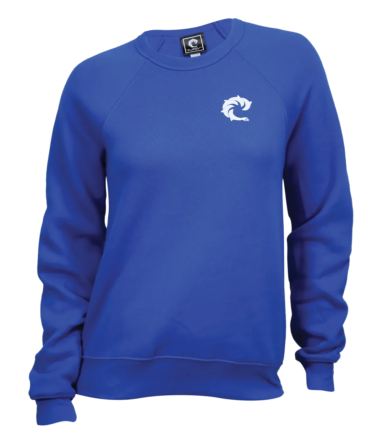 Solid Ladies Crew Sweatshirt