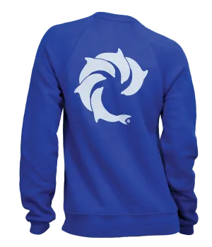 Solid Ladies Crew Sweatshirt