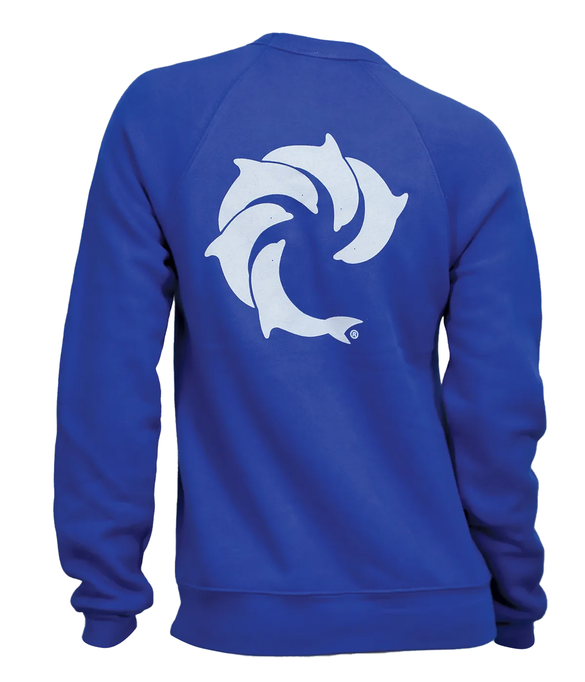 Solid Ladies Crew Sweatshirt
