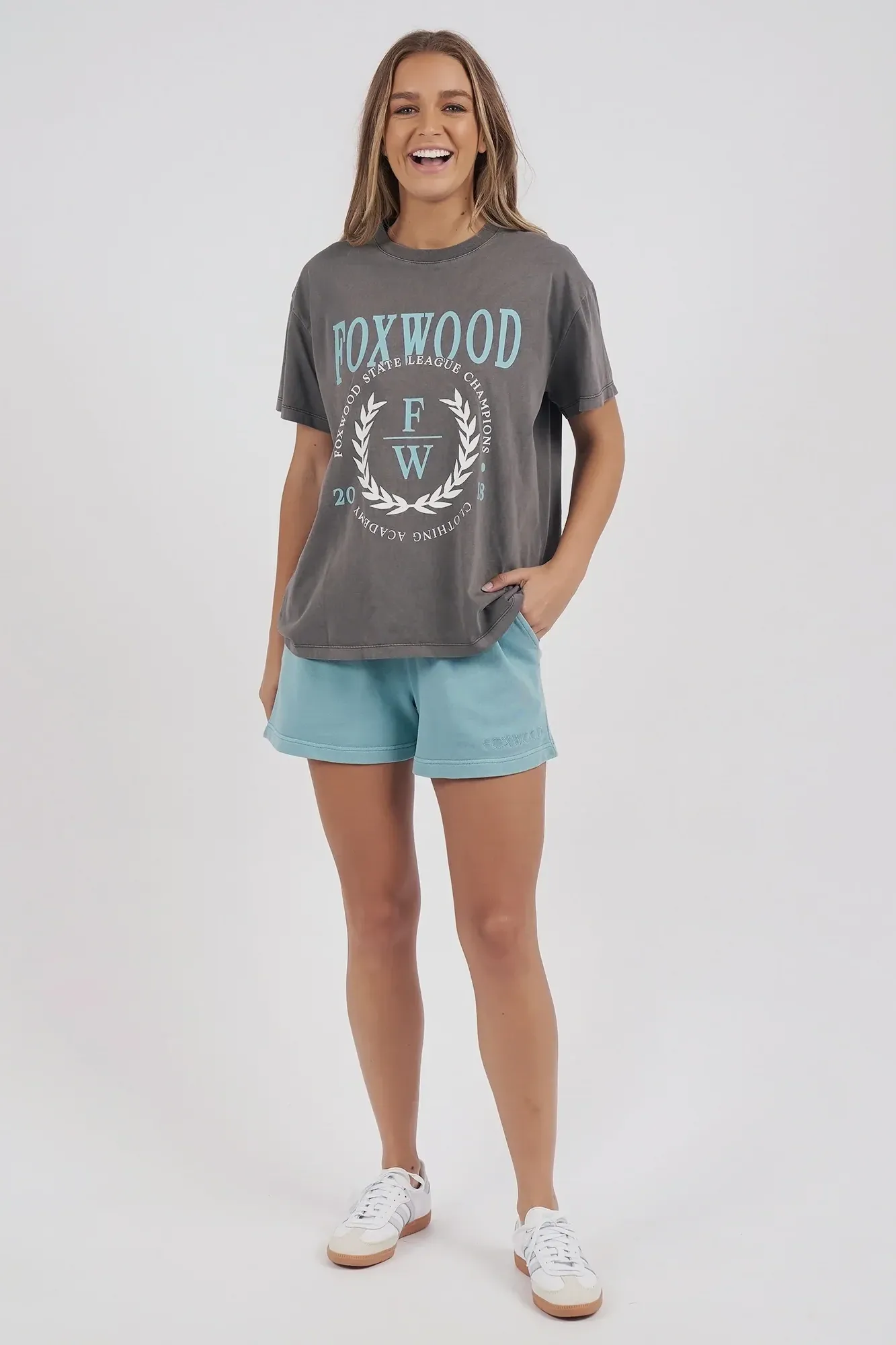 State League Tee in Iron