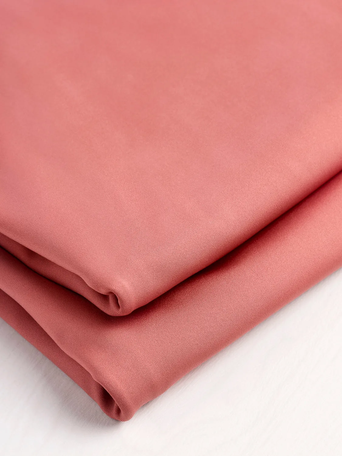 Stretch Performance Knit Wicking Recycled Polyester - Mineral Red - Swatch