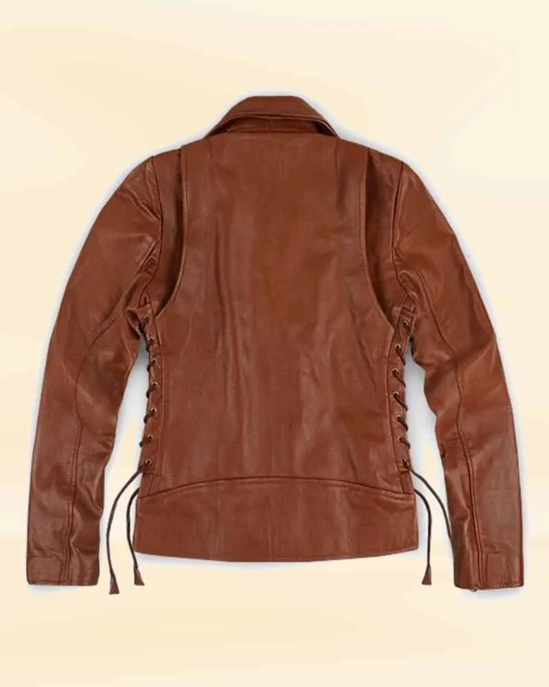 The Pricy Coffee Leather Jacket