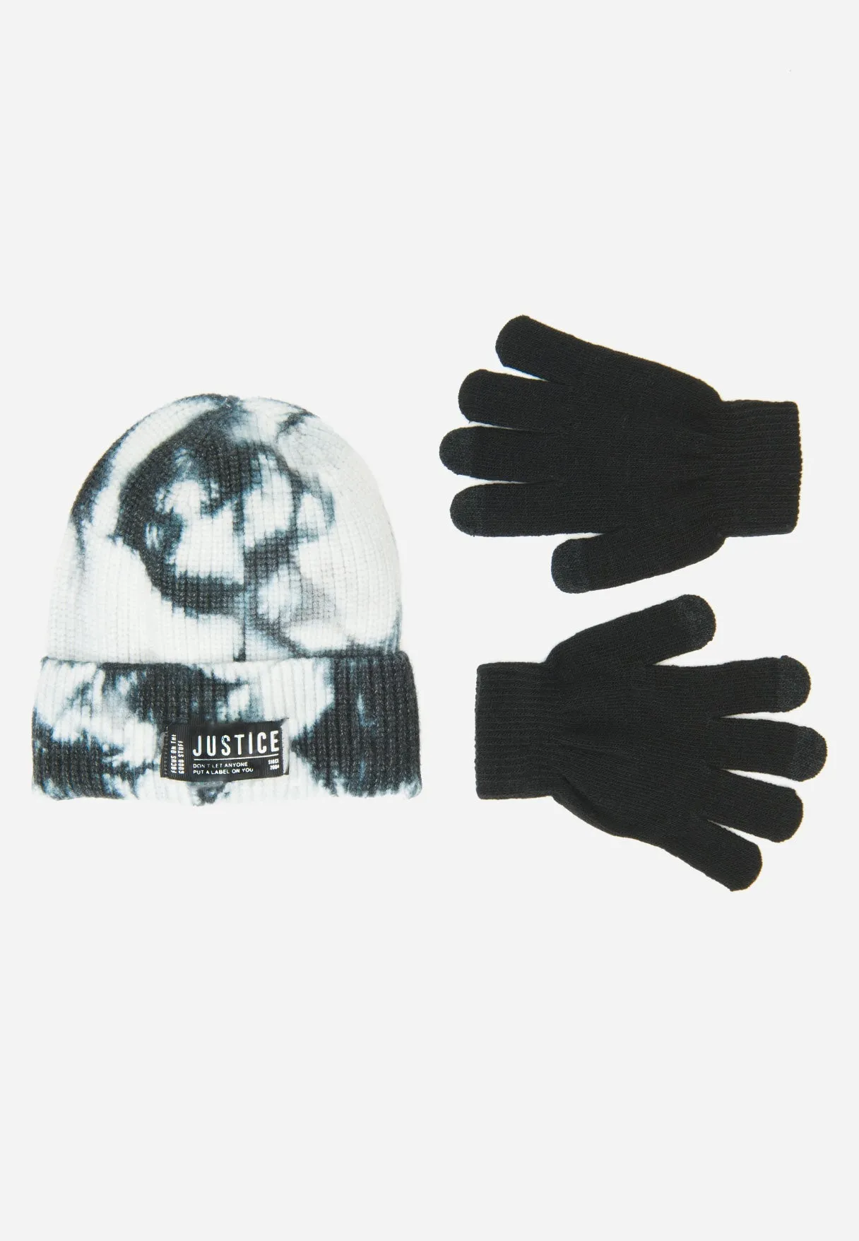 Tie-Dye Beanie Hat & Gloves