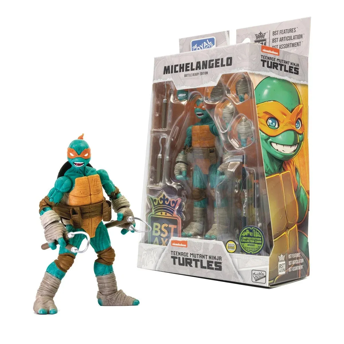 TMNT Michaelangelo BST AXN - SDCC 23 PX Exclusive