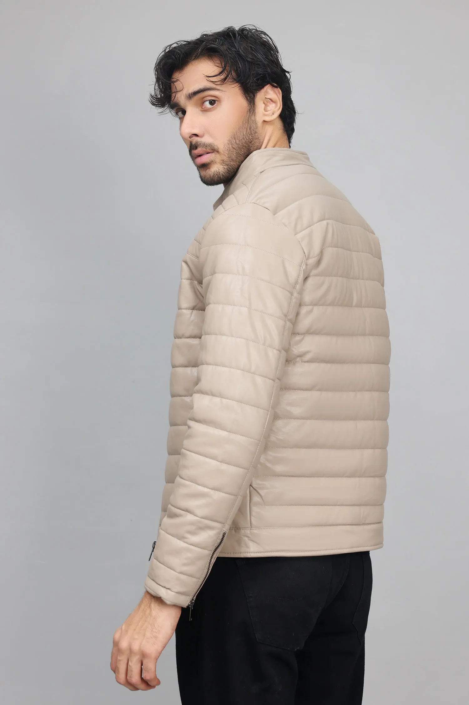 URBAN QUILTED JACKET-KHAKI